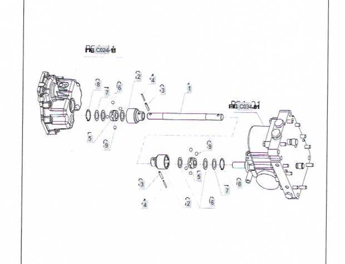 Front and Rear Portion of Propeller Shaft - Drive Shaft - Kit