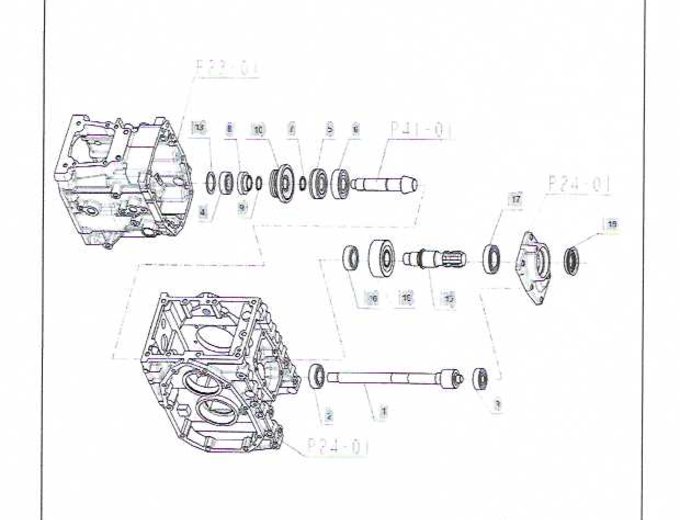 Rear PTO Seal and Bearing Kit