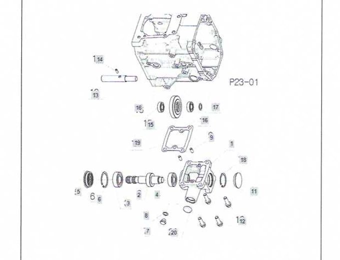 Mid PTO Bearing, Seal, and Snap Ring