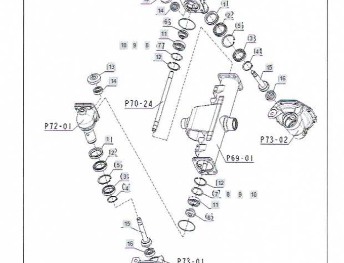 Bevel Gear Shaft - Vertical Shaft