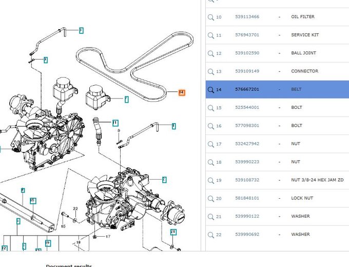 Husqvarna Belts | Get Price for Drive Belt 576667201