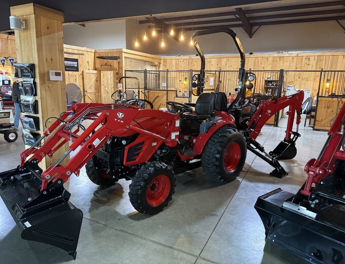 TYM Tractors | TYM T25 W/ Backhoe For Sale Near Me