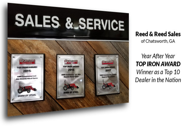 Branson Tractor Dealership Sales and Service Awards